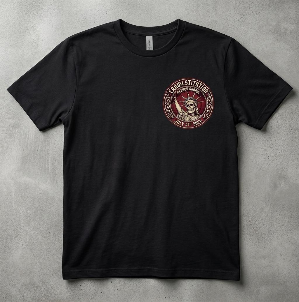 Crawlstitution The Left-Chest Tee — Product